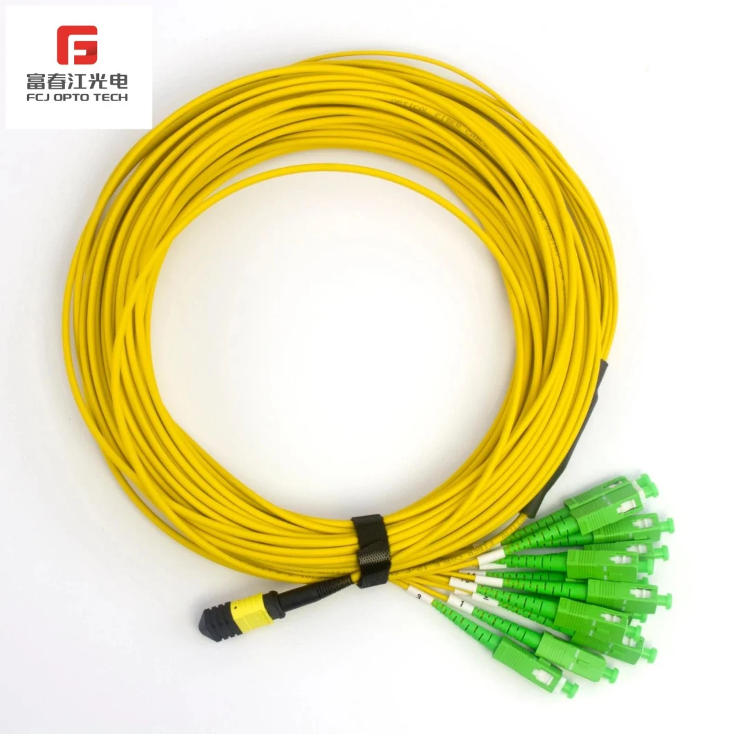 Optic Fiber Patch Cord Jumper Single Mode Sinplex 5m, G652D Cable Il&lt;0.3dB Sc/Upc 3mm Diameter PVC Cable Fiber Optic Connect Jumper