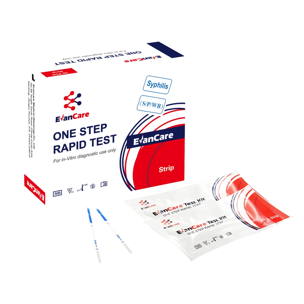 One Step Rapid Infectious Disease Syphilis Test Kit with High Accuracy Syphilis Test