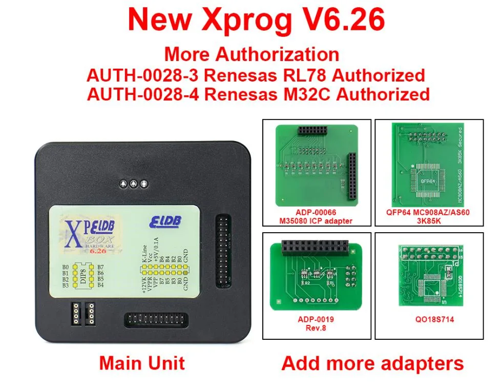 Latest Version Xprog V6.26 New Xprog-M ECU Programmer with USB Dongle